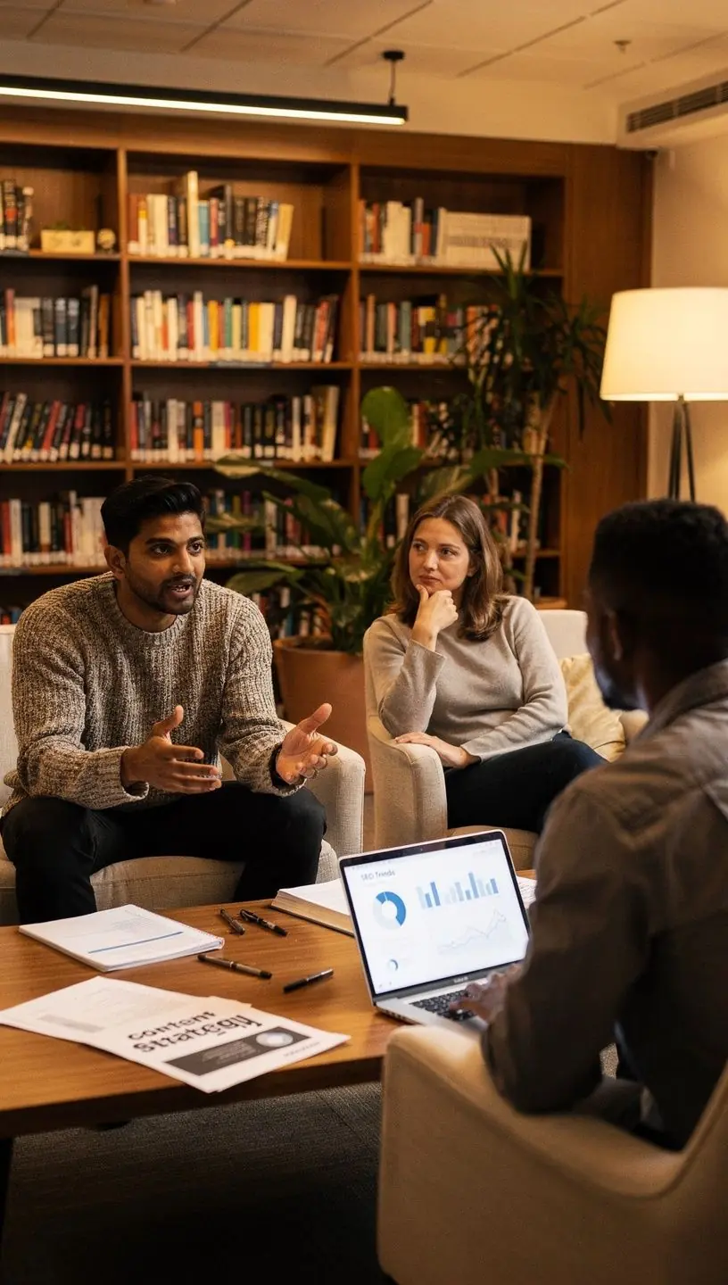 Professional team collaboration